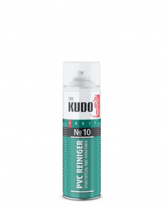 Очиститель ПВХ пластика №10 KUDO PVC Reiniger (аэрозоль) 650 мл KUPP06PVC10 