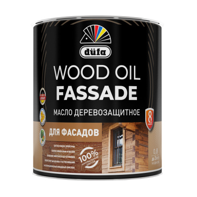 Dufa Масло Wood OIL Fassade бесцветный  0,8л