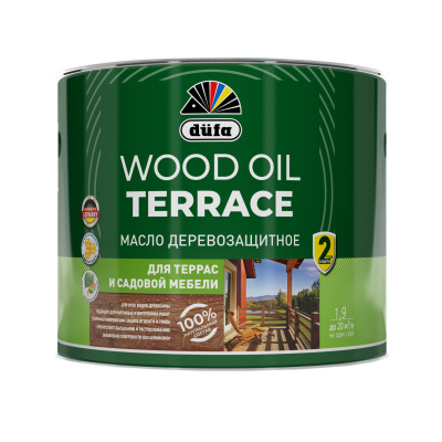 Dufa Масло Wood OIL Terraсe бесцветный  1,9л