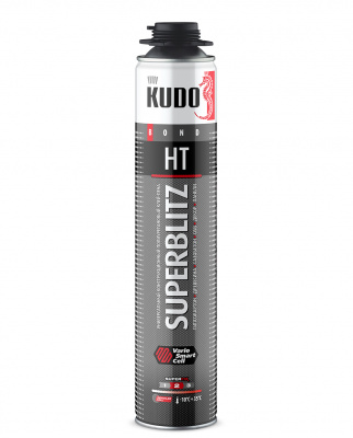 Клей-пена унив конструкционный профессиональный всесезонный KUDO SUPERBLITZ HT 1000 мл KUPP10B13SBH
