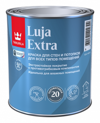 Краска экстра-стойкая LUJA EXTRA A п/мат 0,9л