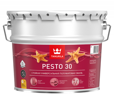 Краска EURO PESTO 30 A полуматовая 9л