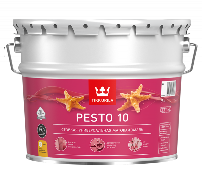 Краска EURO PESTO 10 C матовая 9л