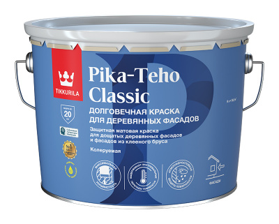 Краска для домов PIKA-TEHO CLASSIC A мат 9л