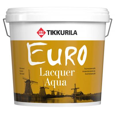 Лак интерьерный EURO LACQUER AQUA EP матовая 2,7л