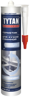 Герметик Силиконакриловый для Кухни и Ванной бесцветный Tytan Professional 280мл  26043