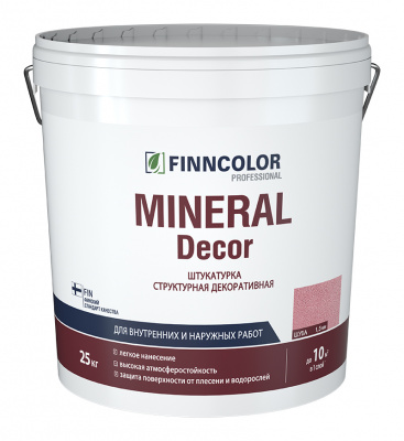 Штукатурка MINERAL DECOR KTA Шуба 1,5мм 25 кг ( штукатурка декоративная)
